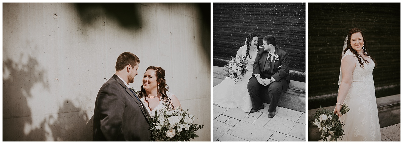 Bridal Portraits at the Grand Rapids Art Museum in Grand Rapids