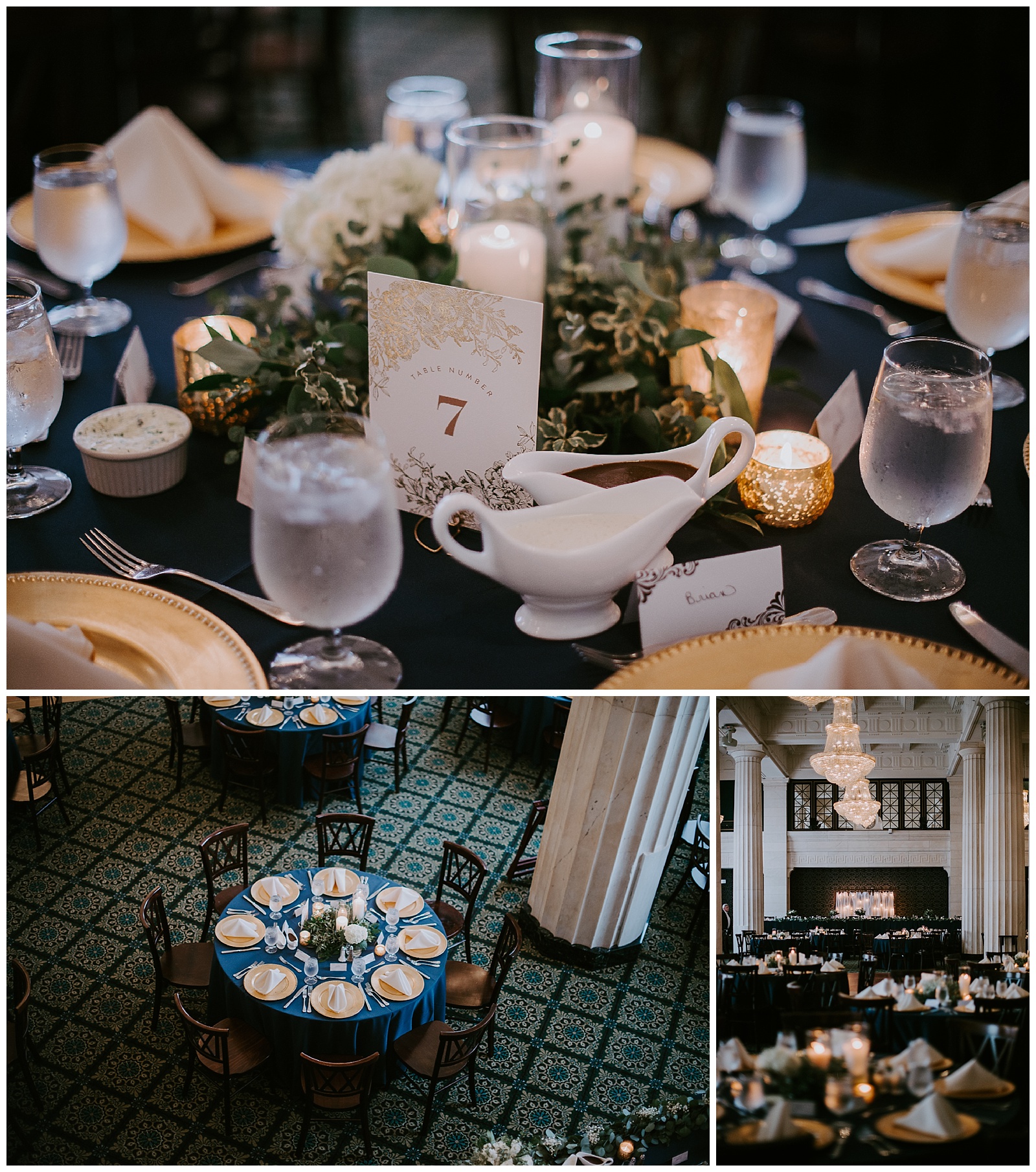 Wedding details from McKay Tower Ballroom