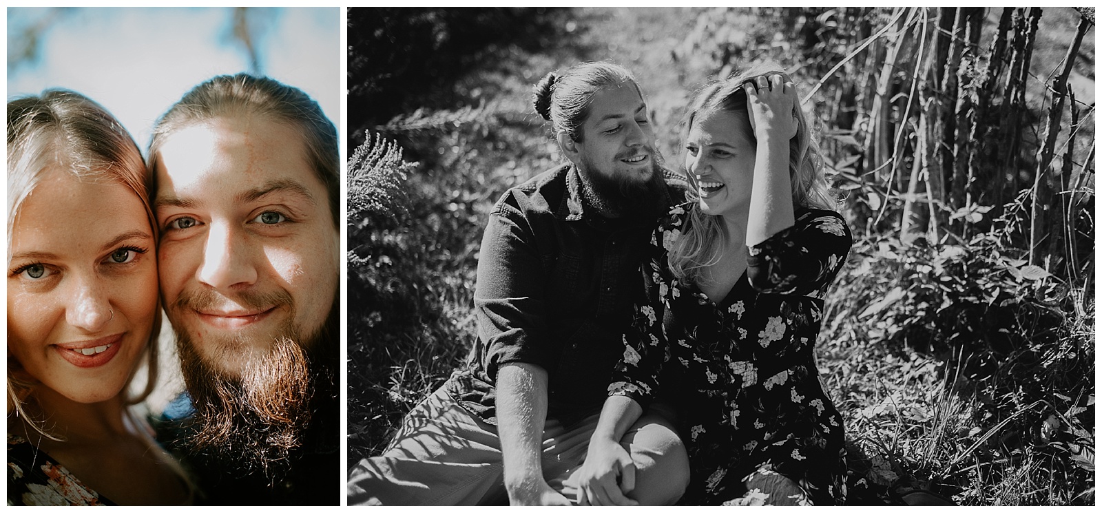 Engagement Photographer for alternative couples in Grand Rapids