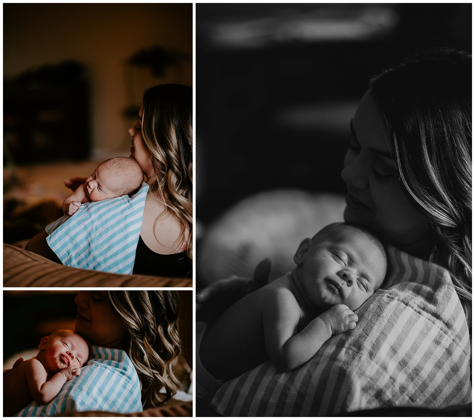 West Michigan Newborn Photographer In Home Session