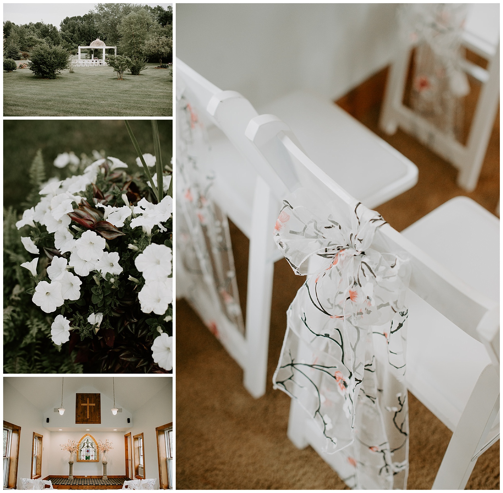 Grand Rapids Photographers Liv Lyszyk Photography Sunset Elopement Photographer at Apple Blossom Chapel