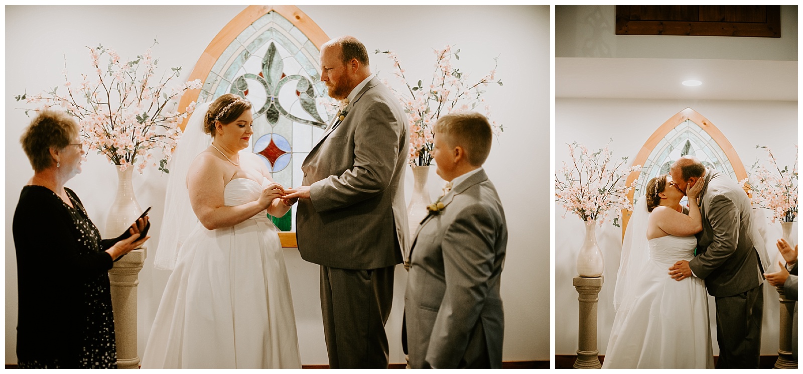 Grand Rapids Photographers Liv Lyszyk Photography Sunset Elopement Photography at Apple Blossom Chapel