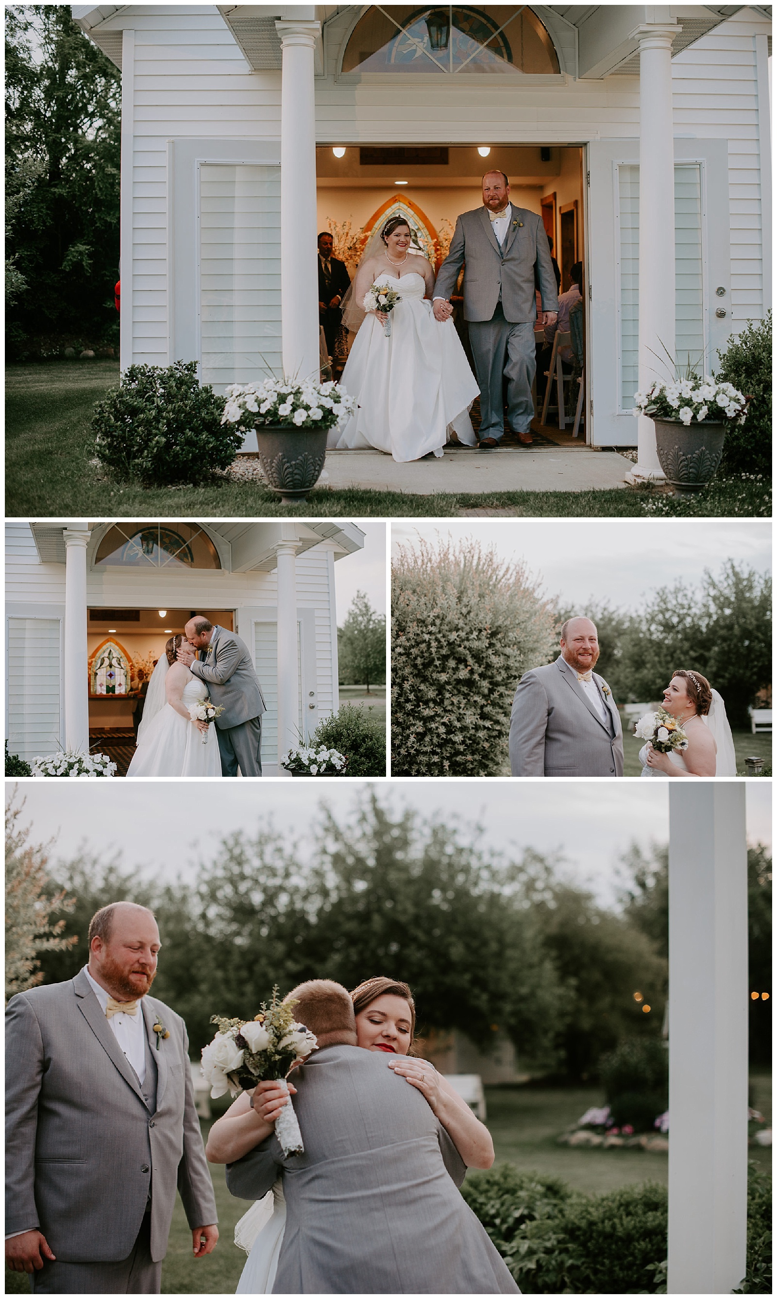 Grand Rapids Photographers Liv Lyszyk Photography Sunset Elopement Photography at Apple Blossom Chapel