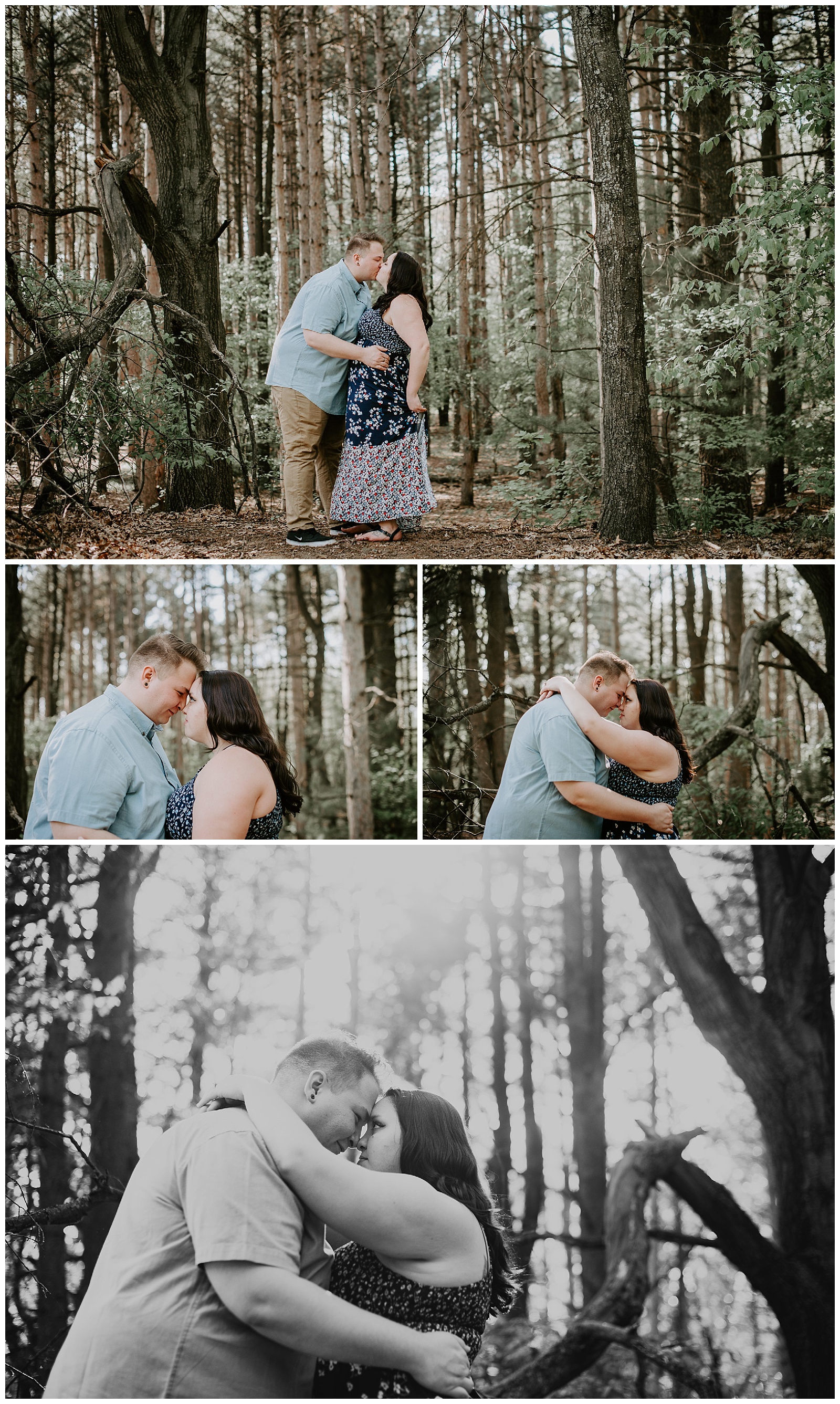 Grand Rapids Engagement Photographer Liv Lyszyk Photography at Provin Trails in Grand Rapids, Michigan