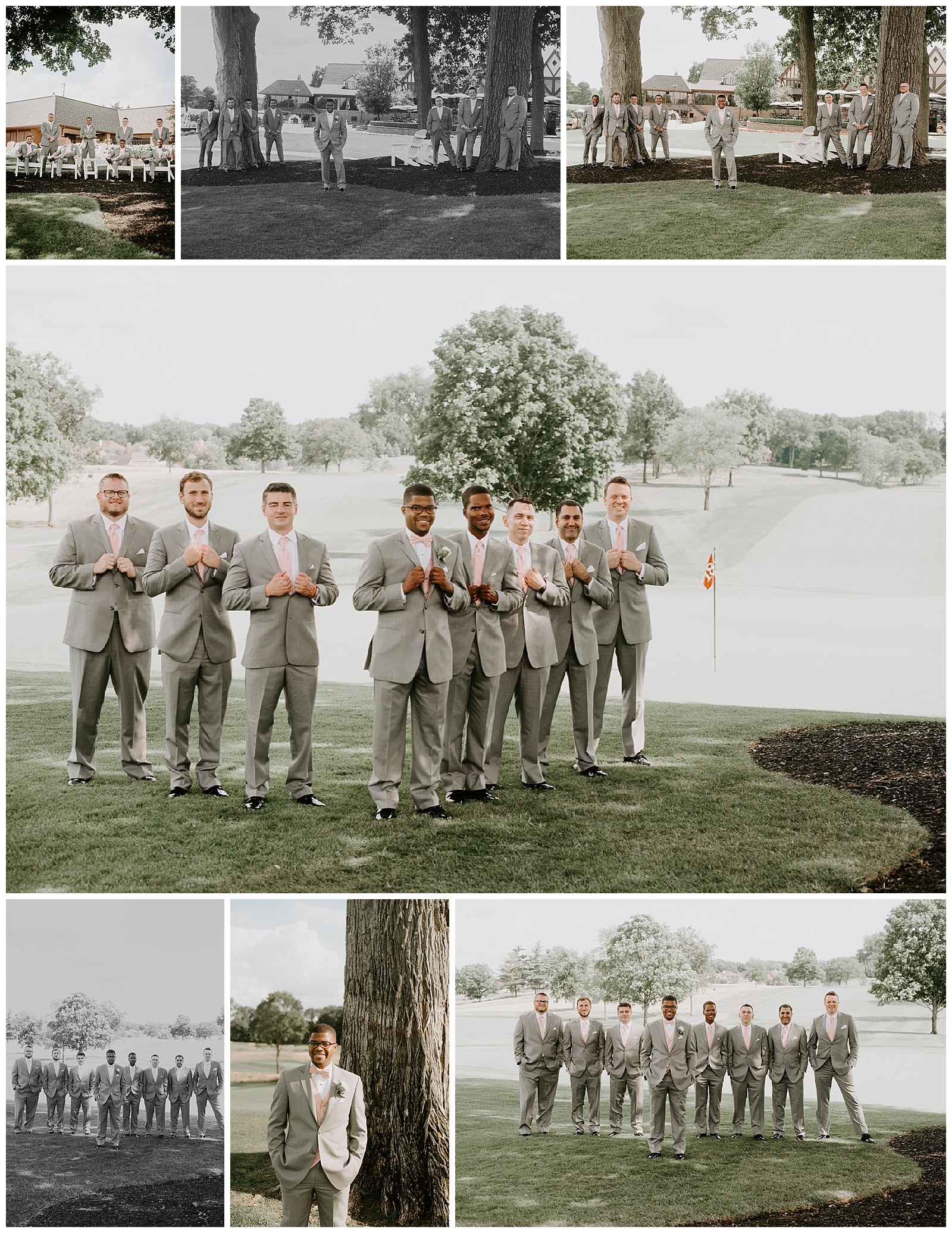 Detroit Wedding Photography at Meadowbrook Country Club Interracial couple michigan