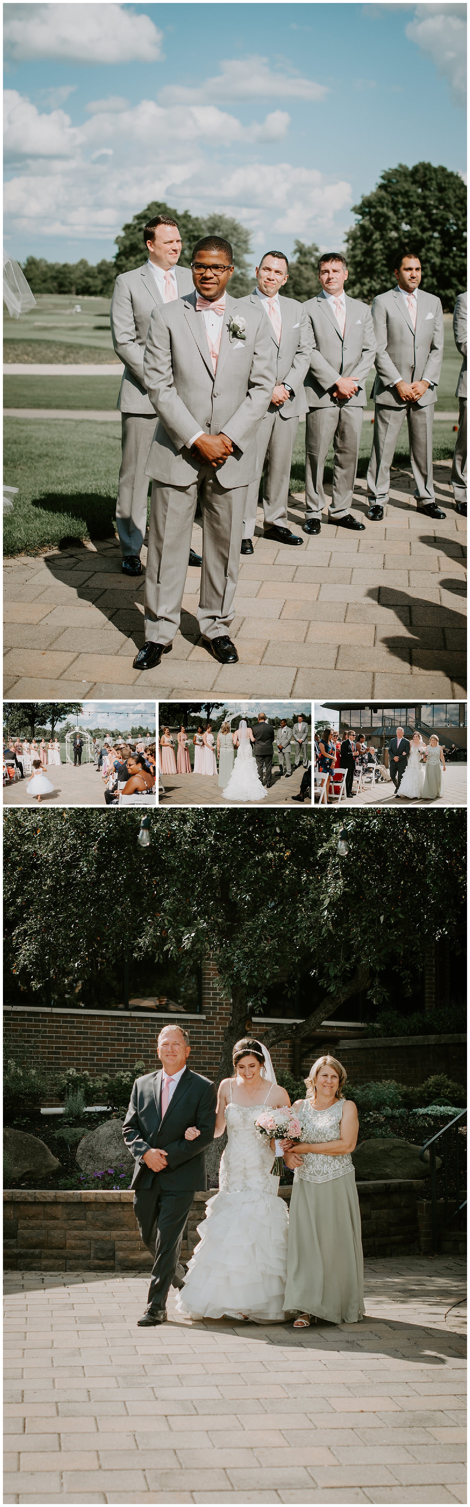 Detroit Wedding Photography at Meadowbrook Country Club Interracial couple michigan