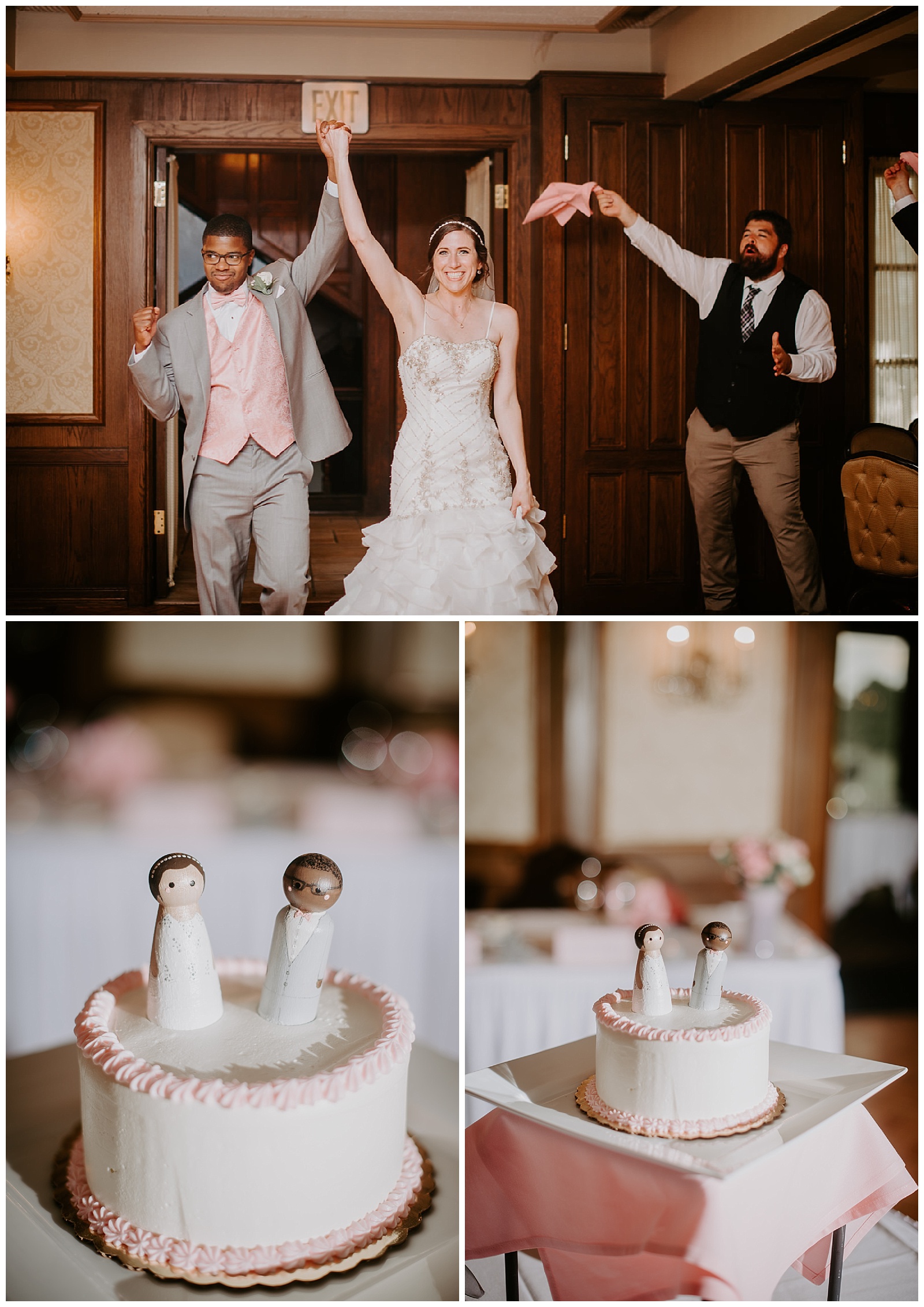 Meadowbrook country club wedding michigan Detroit wedding photographers Summer Country Club Elopement