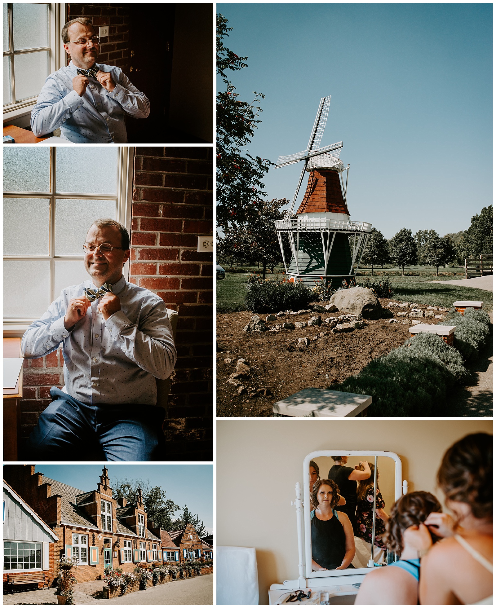 Windmill Island and Gardens Wedding photographer photographs Summer Wedding Holland Michigan