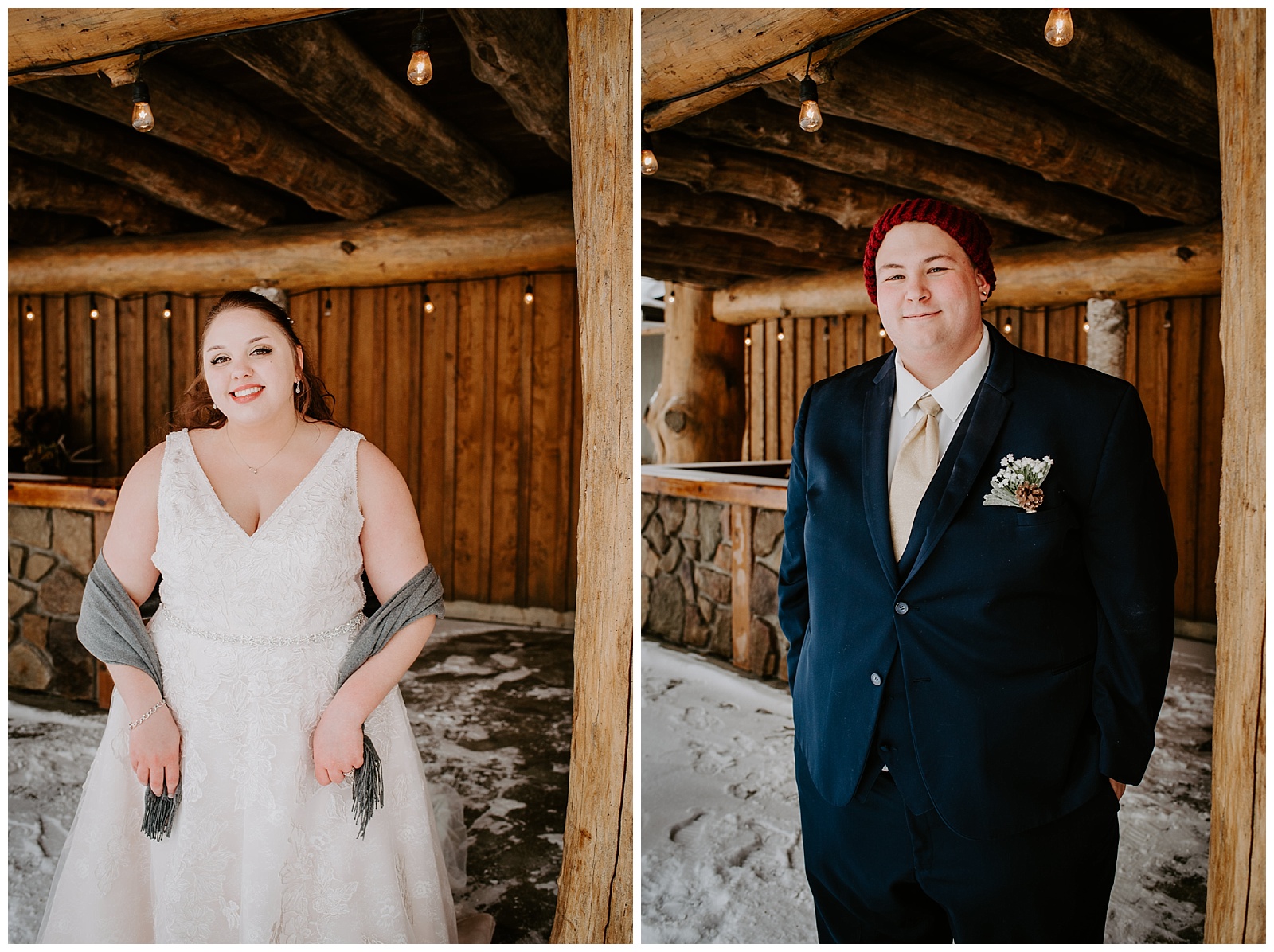 Michigan Wedding Photographer Liv Lyszyk Photography A Cut Above Event Center Winter Wedding