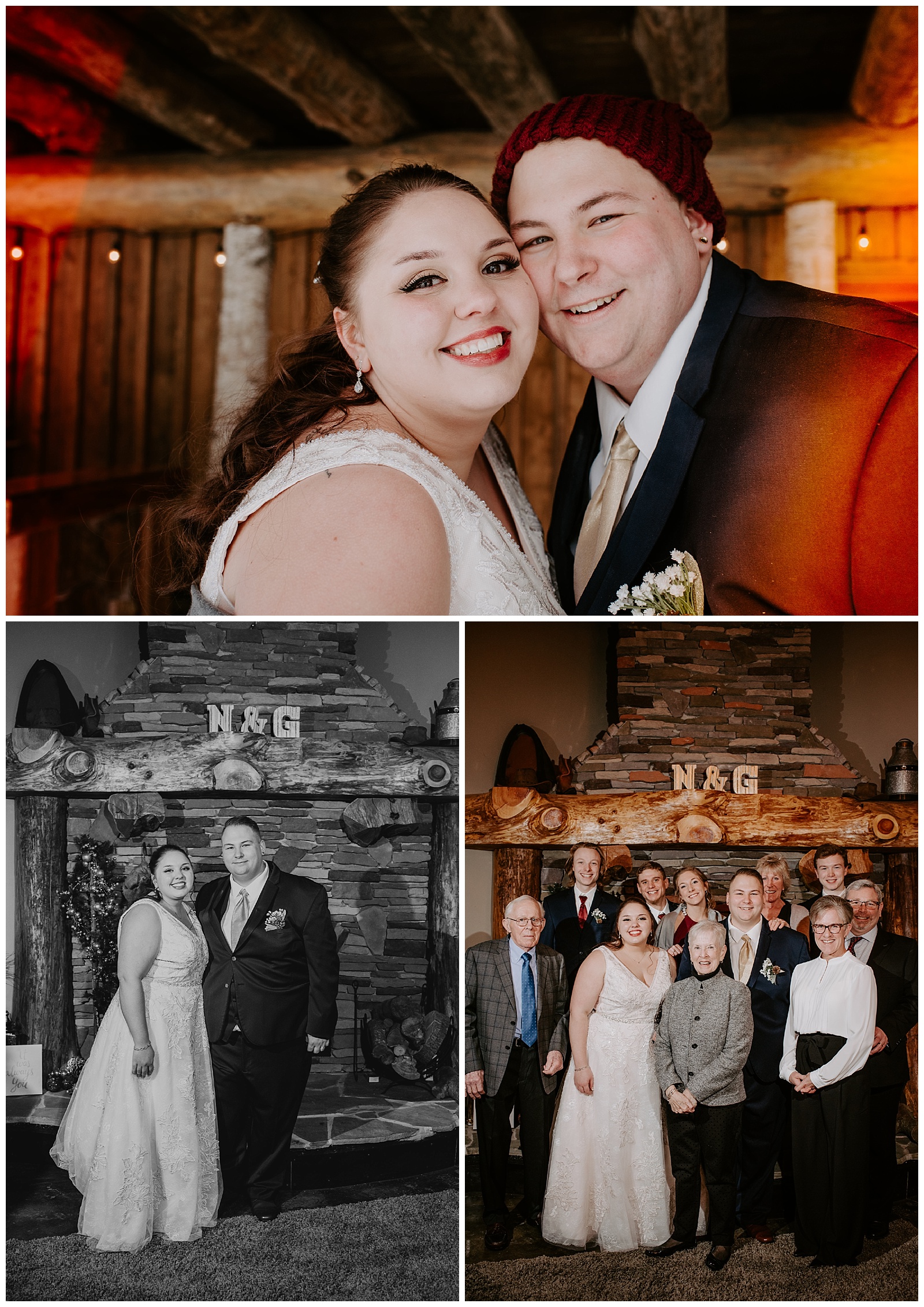 Michigan Wedding Photographer Liv Lyszyk Photography A Cut Above Event Center Winter Wedding