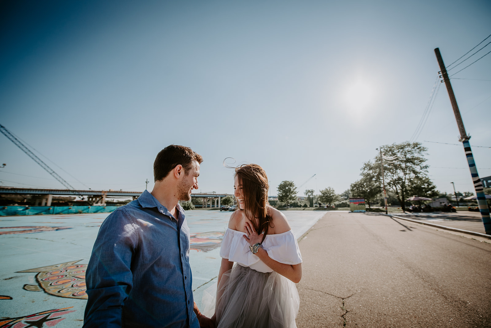 Grand Rapids engagement photography session downtown Grand Rapids Liv Lyszyk Photography Michigan Wedding Photographer