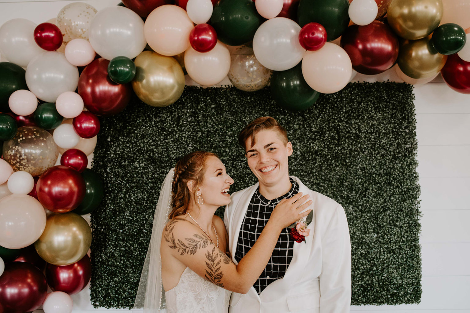 Allie and Brooke Carmel, IN LGBTQ Wedding Liv Lyszyk