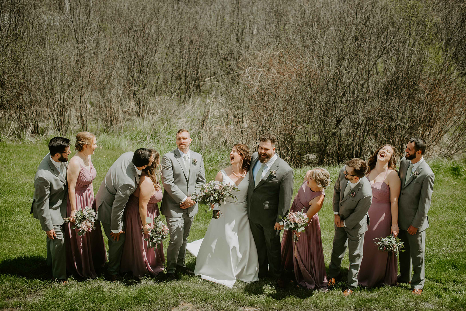 wedding party, Jordan, Mi, Liv Lyszyk , Michigan Wedding Photographer