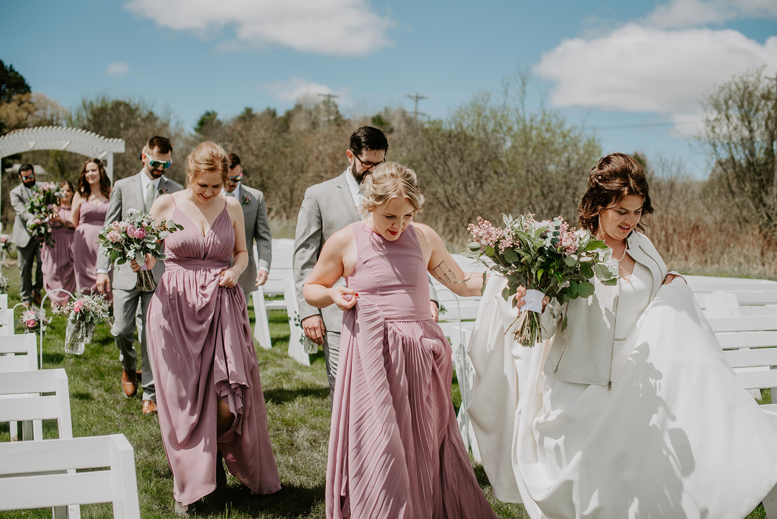 Wedding party, Jordan, Mi, Liv Lyszyk , Michigan Wedding Photographer