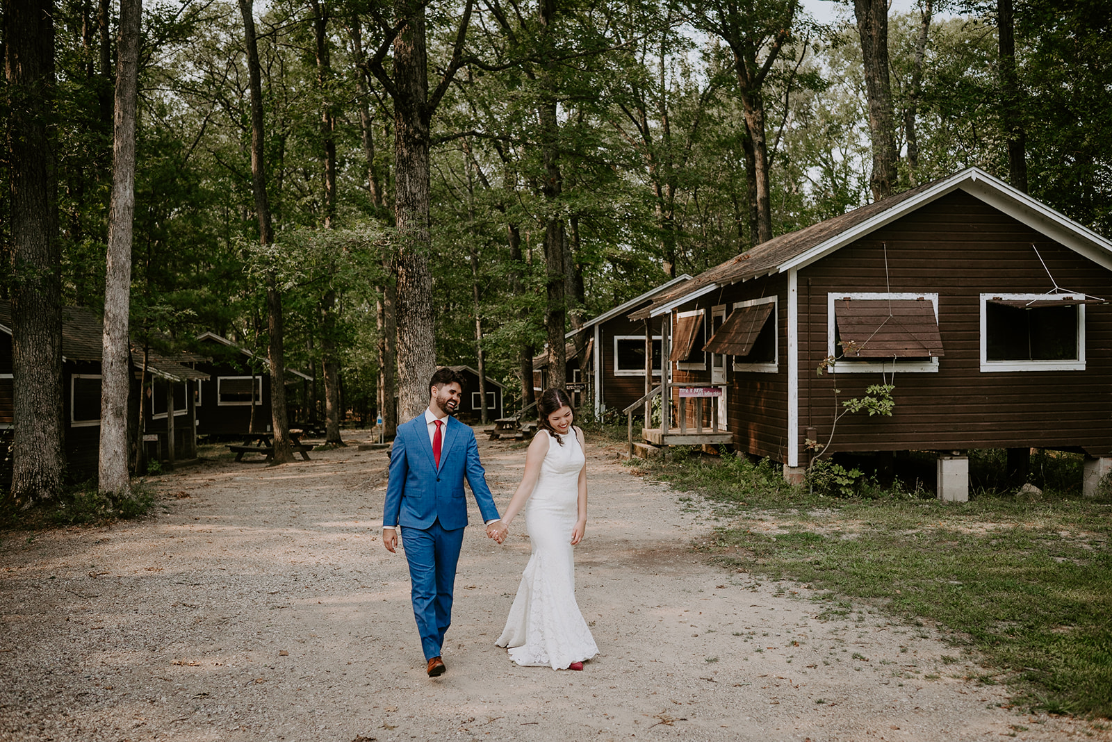 Summer Camp Wedding in Michigan at Camp Newaygo photography by Liv Lyszyk Photography a queer Grand Rapids wedding photographer