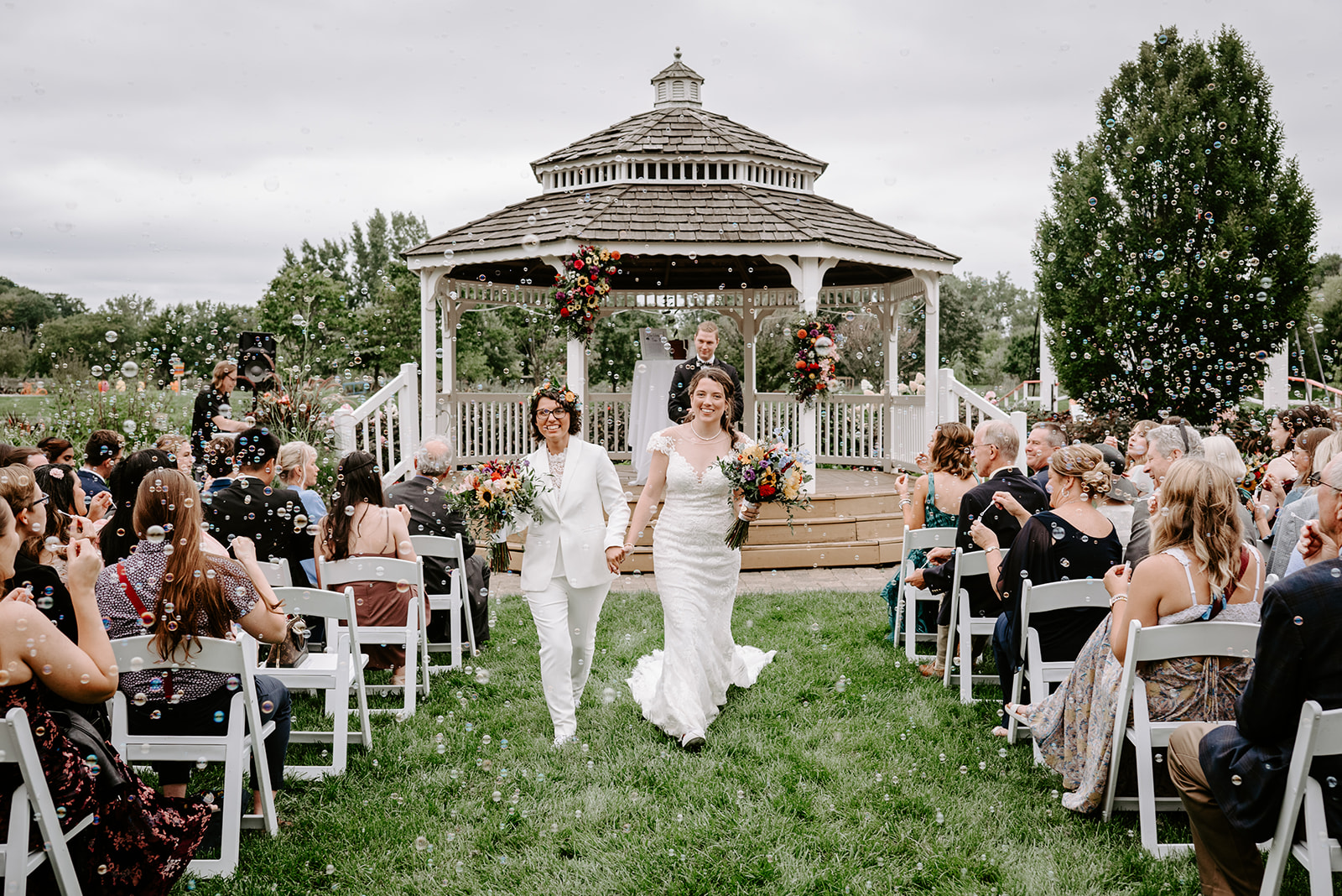 Wedding, Michigan, Windmill Island Gardens, Holland, MI, queer wedding, lgbtq wedding