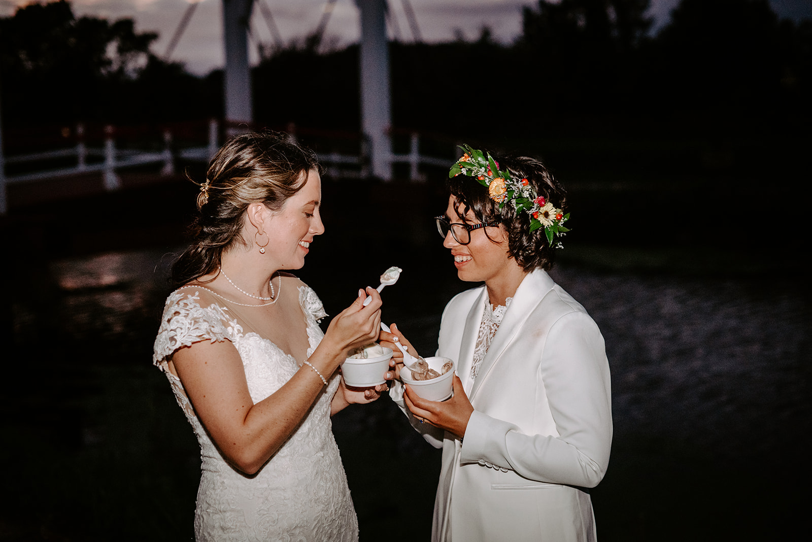 Wedding, Michigan, Windmill Island Gardens, Holland, MI, queer wedding, lgbtq wedding