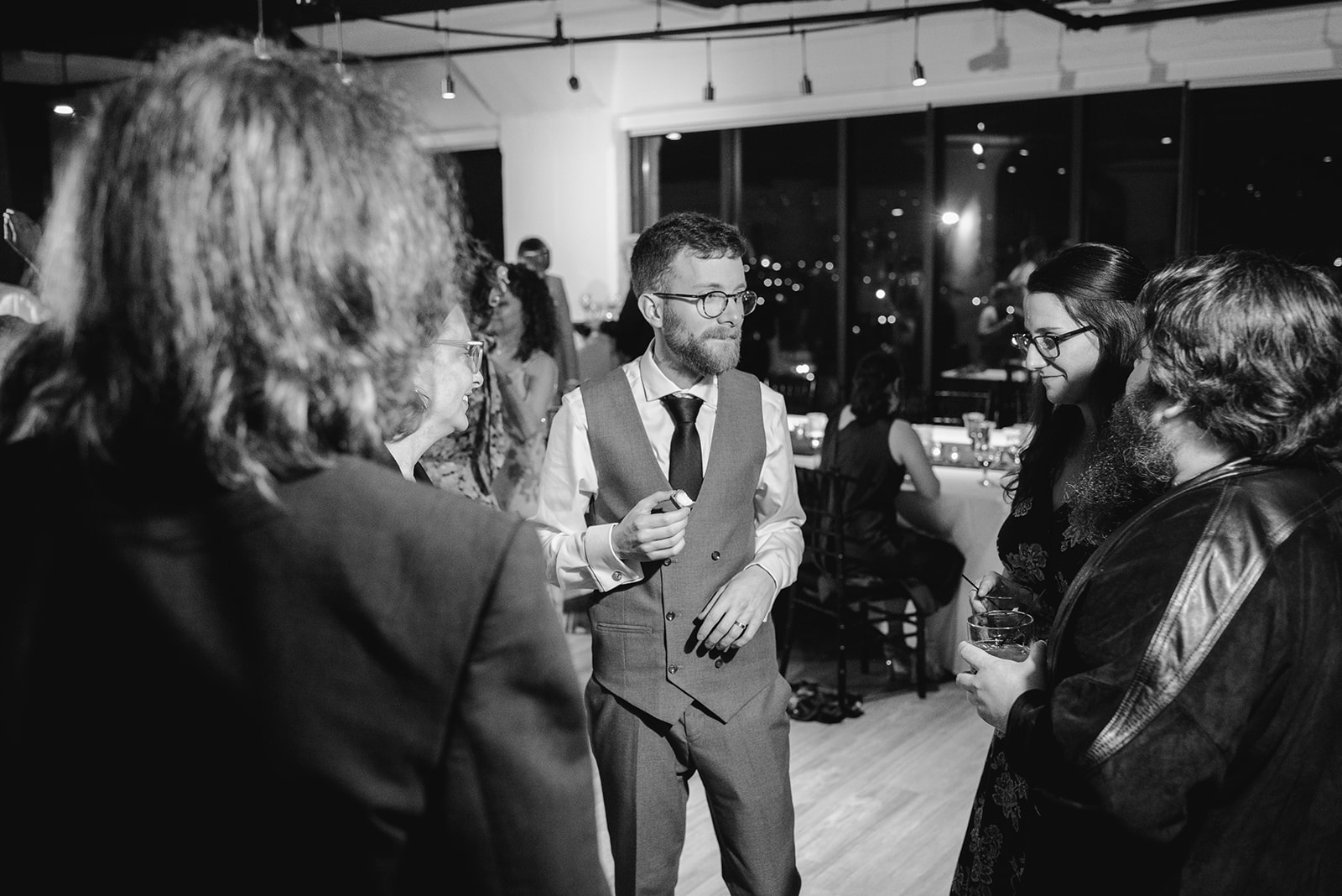dancing at chroma events in downtown detroit captured by queer wedding photographer Liv Lyszyk Photography